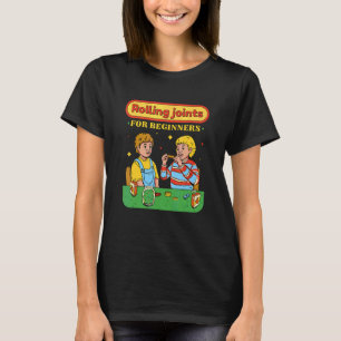 Rolling Joints For Beginners Retro Vintage T-Shirt