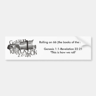 Rolling on 66 (the books of th... bumper sticker