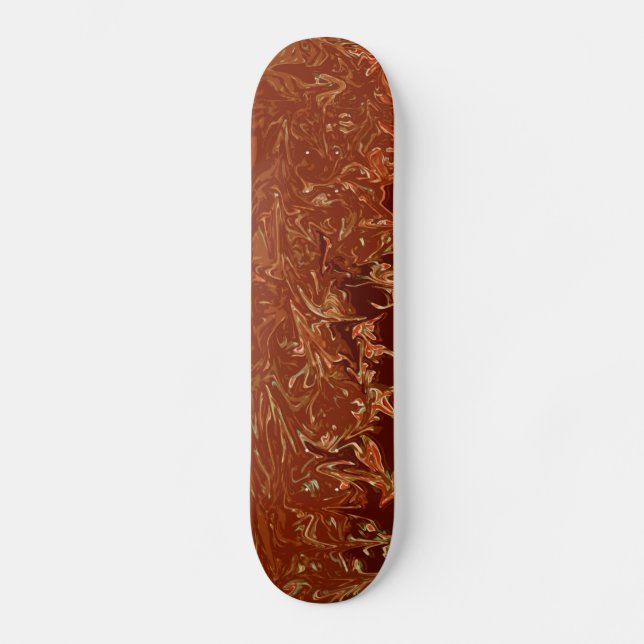 Rolling on Flames Deck Design Skateboard (Front)