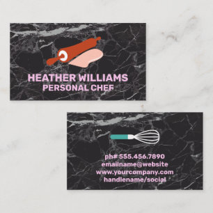 Rolling Pin   Dough Business Card