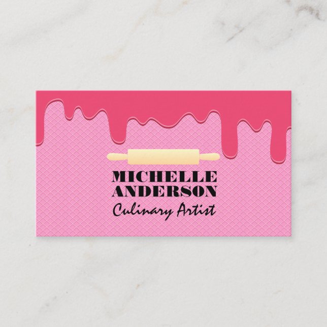 Rolling Pin | Frosting on Wafer Business Card (Front)