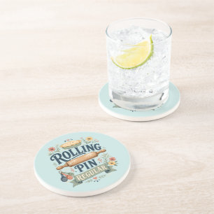 Rolling Pin Regular Cottage Baker Coaster