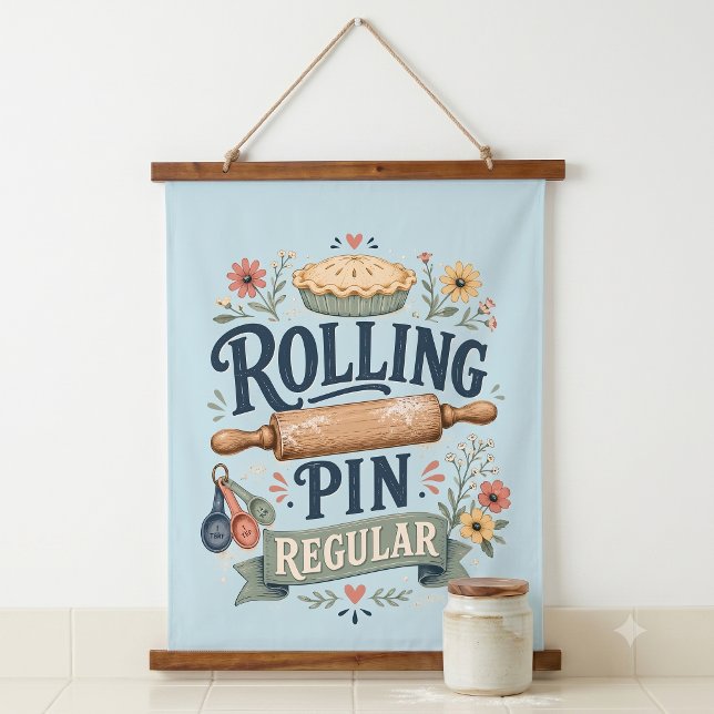 Rolling Pin Regular Cottage Baker Hanging Tapestry (Rolling Pin Regular Cottage Baker Hanging Tapestry)