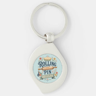 Rolling Pin Regular Cottage Baker Keychain