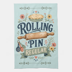 Rolling Pin Regular Cottage Baker Kitchen Towel