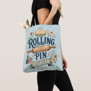 Rolling Pin Regular Cottage Baker Tote Bag