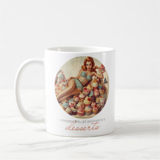 Rolling Scones Funny Girly Pastry Design Scones Coffee Mug