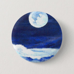 Rolling Sea - CricketDiane Ocean Art 2 Inch Round Button