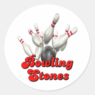 Rolling Stones Classic Round Sticker