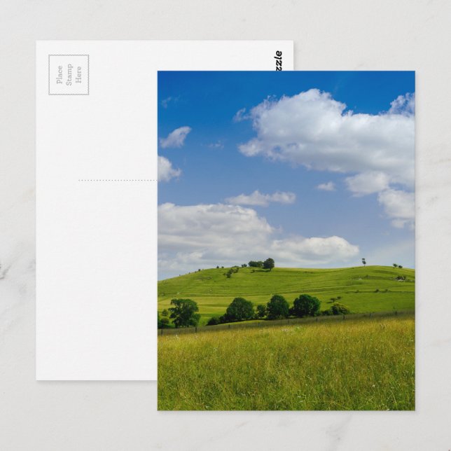 Rolling Summer Landscape Postcard (Front/Back)