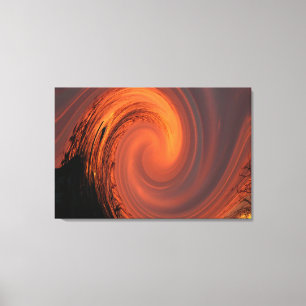 Rolling Sunset Canvas Print