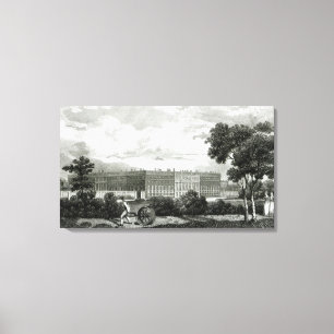 Rolling the Lawns at Hampton Court Palace Canvas Print