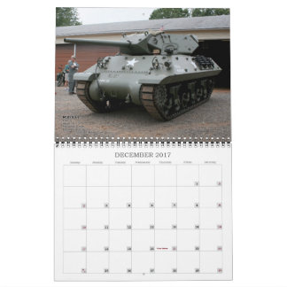 Rolling Thunder 2017 tank calendar