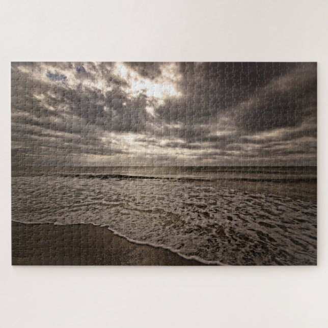 Rolling Tide on the Beach - 20x30 - 1014 pcs Jigsaw Puzzle (Horizontal)