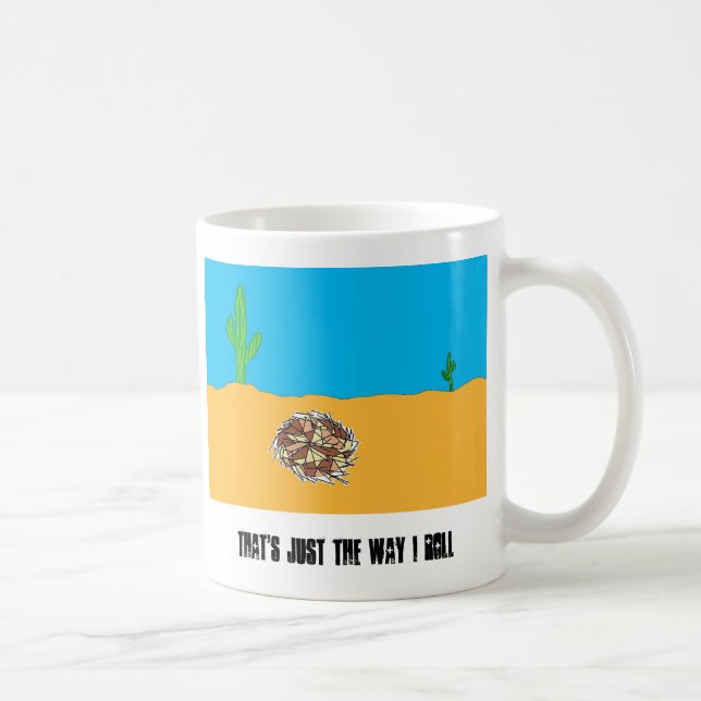 Rolling Tumbleweed Coffee Mug (Right)