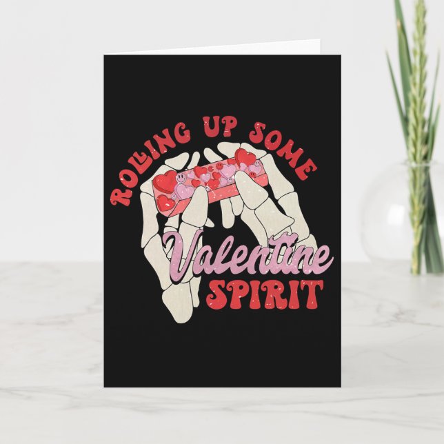 Rolling Up Some Valentine Spirit  Card (Front)