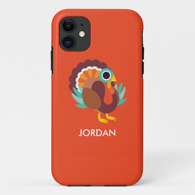 Rollo the Turkey Case-Mate iPhone Case (Back)