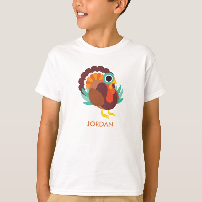 Rollo the Turkey T-Shirt (Front)