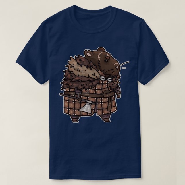 Rollo the Viking Hamster Classic TShirt (Design Front)