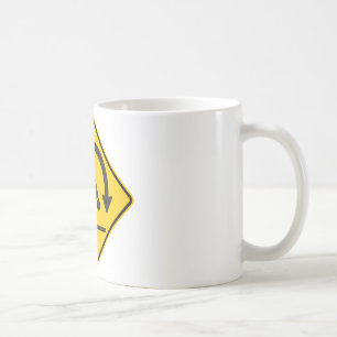Rollover Hazard Highway Sign Coffee Mug