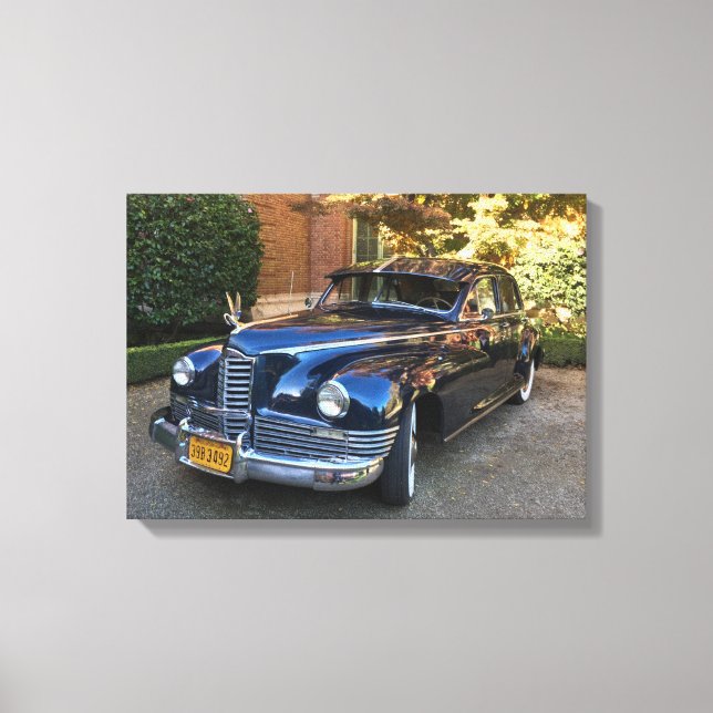 Rolls Royce Classic Car Canvas Print (Front)