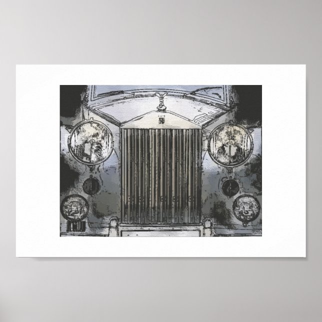 Rolls Royce Poster (Front)