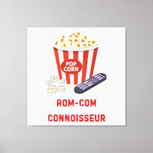 Rom-Com Connossieur Canvas Print