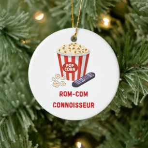 Rom-Com Connossieur Ceramic Ornament