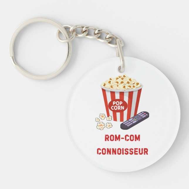 Rom-Com Connossieur Keychain (Front)
