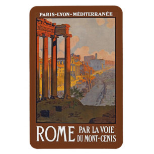 Rom Vintage Reise Magnet