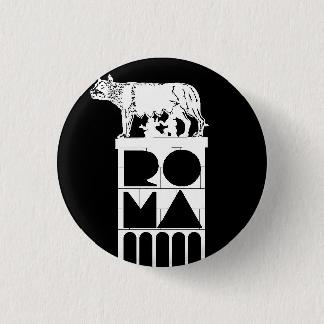 ROMA 1 INCH ROUND BUTTON (Front)
