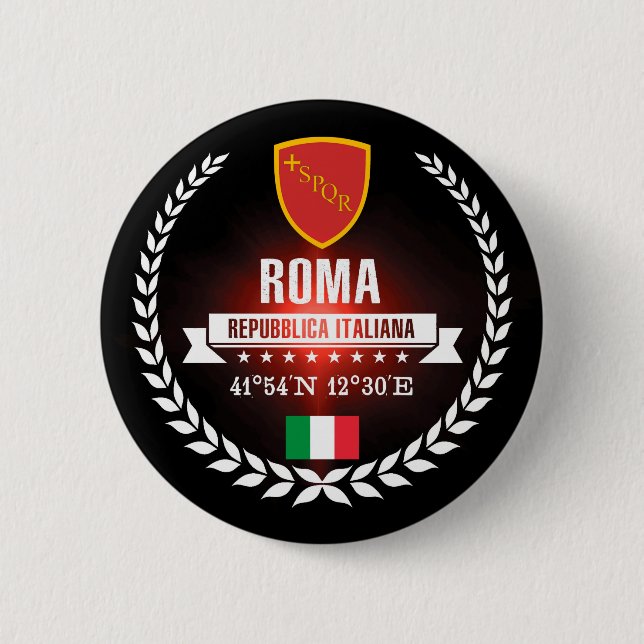 Roma 2 Inch Round Button (Front)