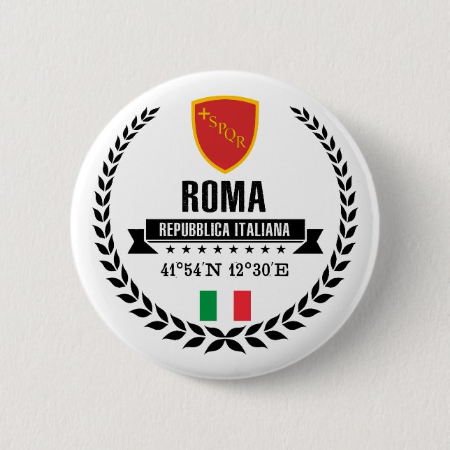 Roma 2 Inch Round Button (Front)