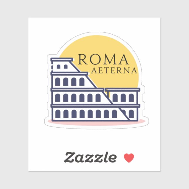Roma Aeterna - Sticker de Rome (Feuille)