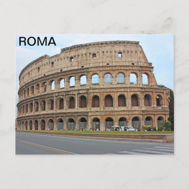 Roma coliseum postcard (Front)