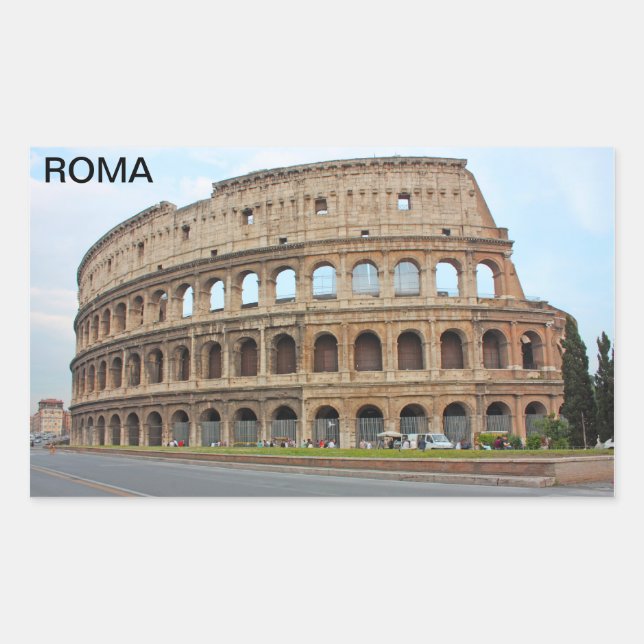Roma coliseum sticker (Front)