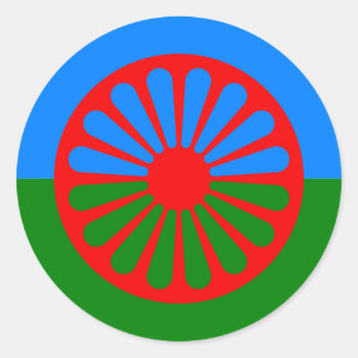 Roma, India Classic Round Sticker