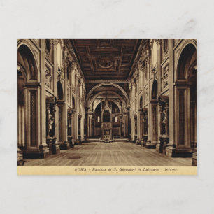 Roma,Inside St John in Lateran Postcard