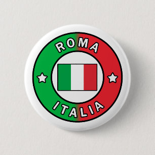 Roma Italia 2 Inch Round Button