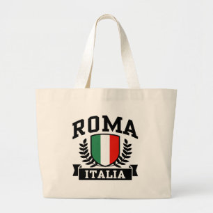 Roma Italia Large Tote Bag
