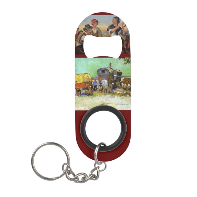 "Roma" Keychain Bottle Opener (Front)