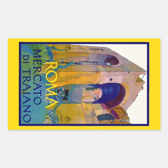Roma ~ Mercato di Traiano Sticker (Front)