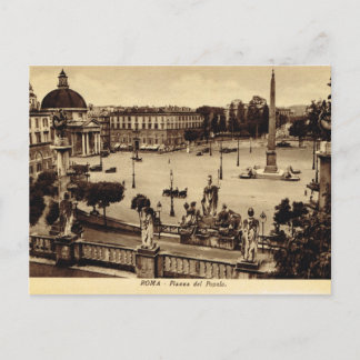 Roma,Piazza del Paulo Postcard