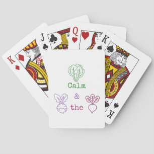 Romaine Calm & Turnip the Beet  Playing Cards