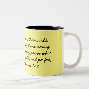 Romains 12:2 Mug