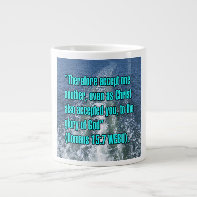 Romains 15:7 WEBU Mug (Devant)