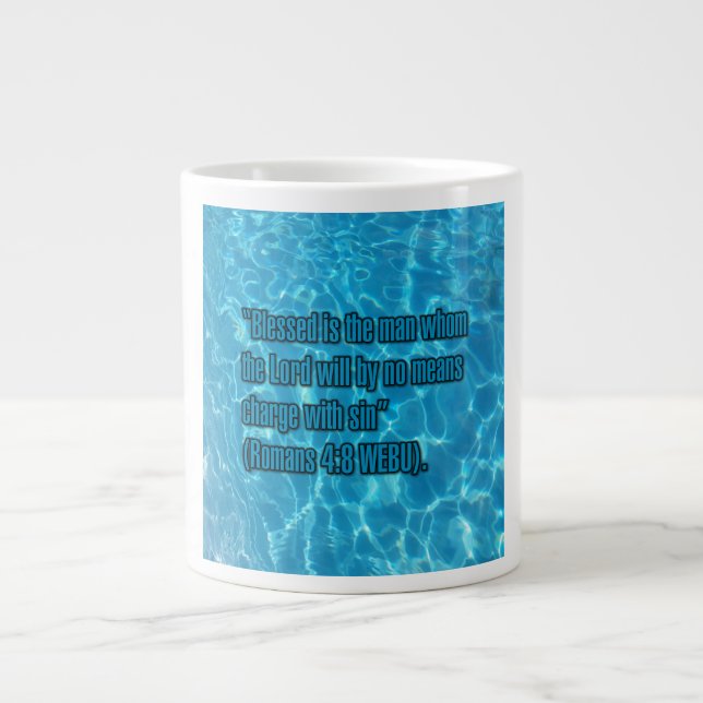 Romains 4:8 WEBU Mug (Devant)