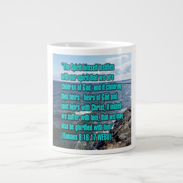 Romains 8:16-17 WEBU Mug (Devant)