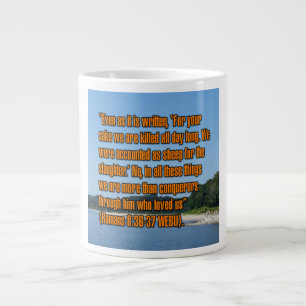 Romains 8:36-37 WEBU Mug