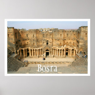 Roman Amphitheatre, Bosra, Syria Poster